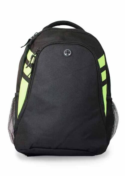 Tasman Backpack - Black/Neon Green