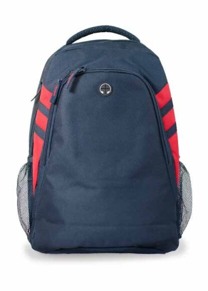 Tasman Backpack - Navy Blue/Red
