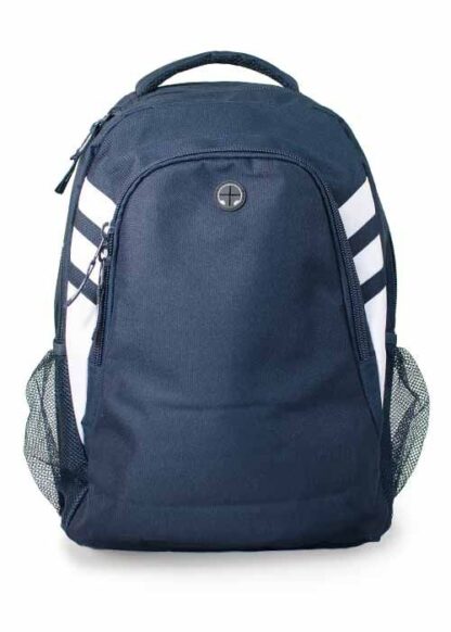 Tasman Backpack - Navy Blue/White