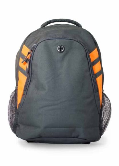 Tasman Backpack - Slate/Neon Orange