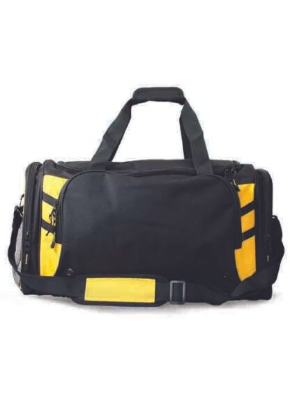 Tasman Sports Bag - Black/Gold
