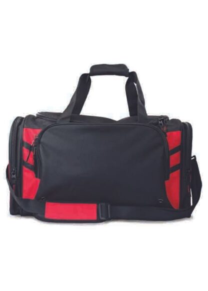 Tasman Sports Bag - Black/Red