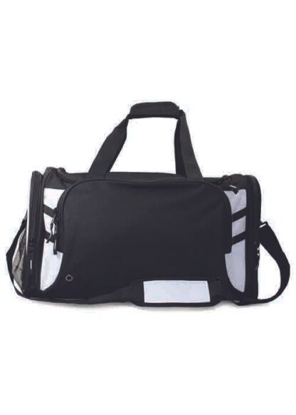 Tasman Sports Bag - Black/White