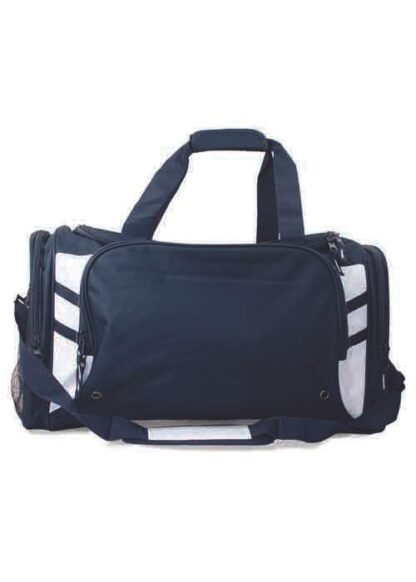 Tasman Sports Bag - Navy Blue/White