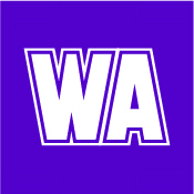 Netball Warehouse Patches - Purple/White