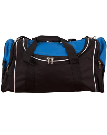 Winner Sports Bag – Black/White/Royal Blue