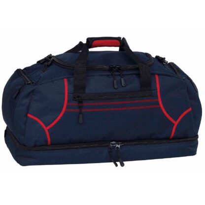 Reflex Sports Bag – Navy Blue/Red