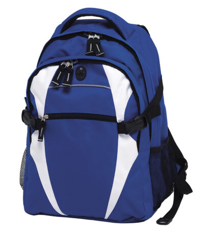 Zenith Backpack – Royal Blue/White
