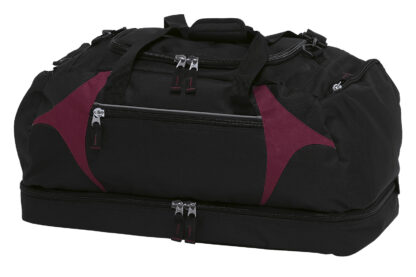 Reflex Sports Bag – Black/Maroon