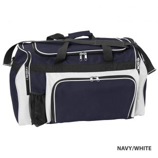 Classic Sports Bag - Navy/White