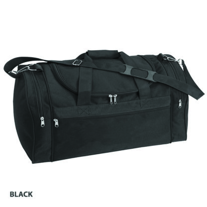 Plain Sports Bag – Black