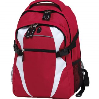 Zenith Backpack - Red/White