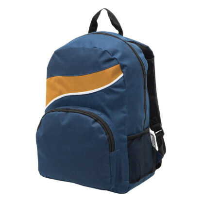 Twist Backpack - Navy Blue/Orange