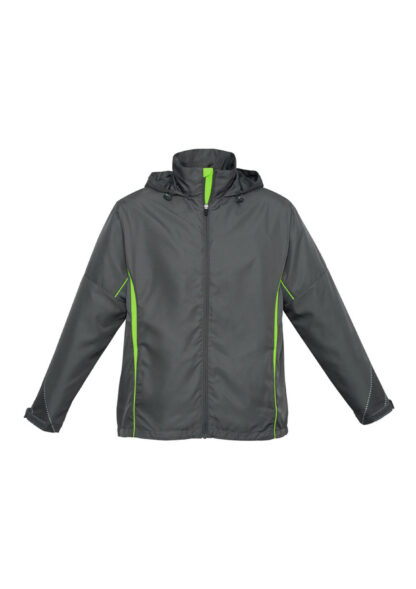 Training Track Jacket - Grey/Fluro Lime