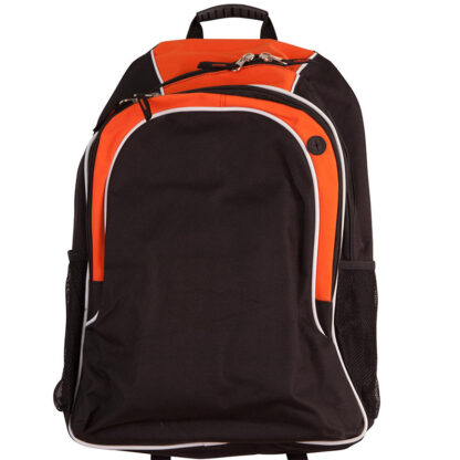 Winner Backpack - Black/White/Orange