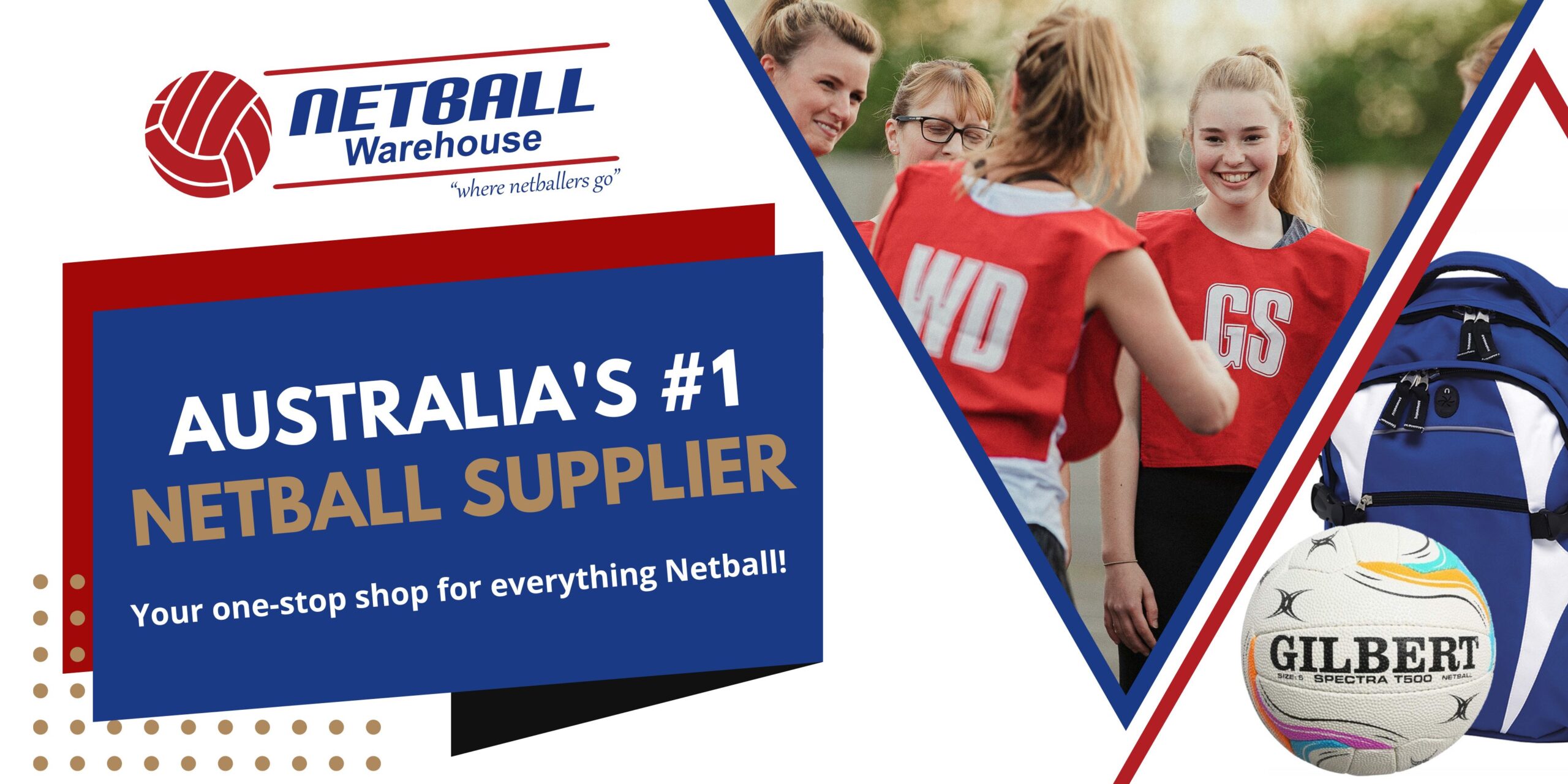 Netball Warehouse - Australia’s No 1 Netball supplier.  Your one-stop shop for everything Netball.