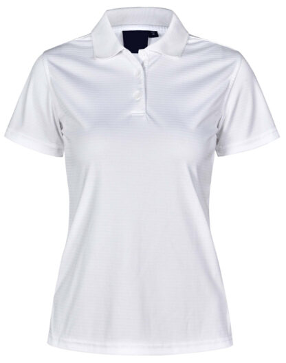 Ladies White Polo (Icon) - Umpire Clothing