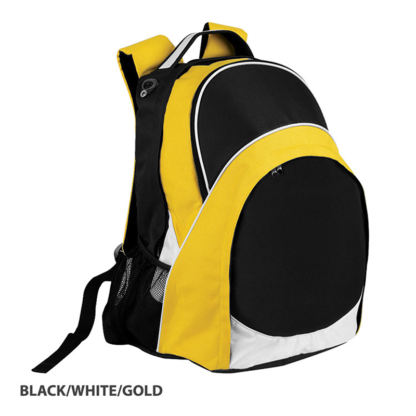 Harvey Backpack - Black/White/Gold