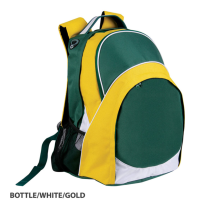 Harvey Backpack - Bottle/White/Gold
