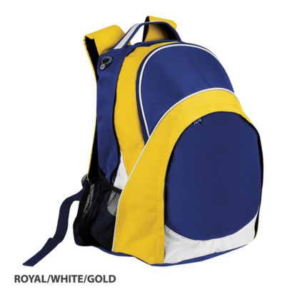 Harvey Backpack - Royal/White/Gold