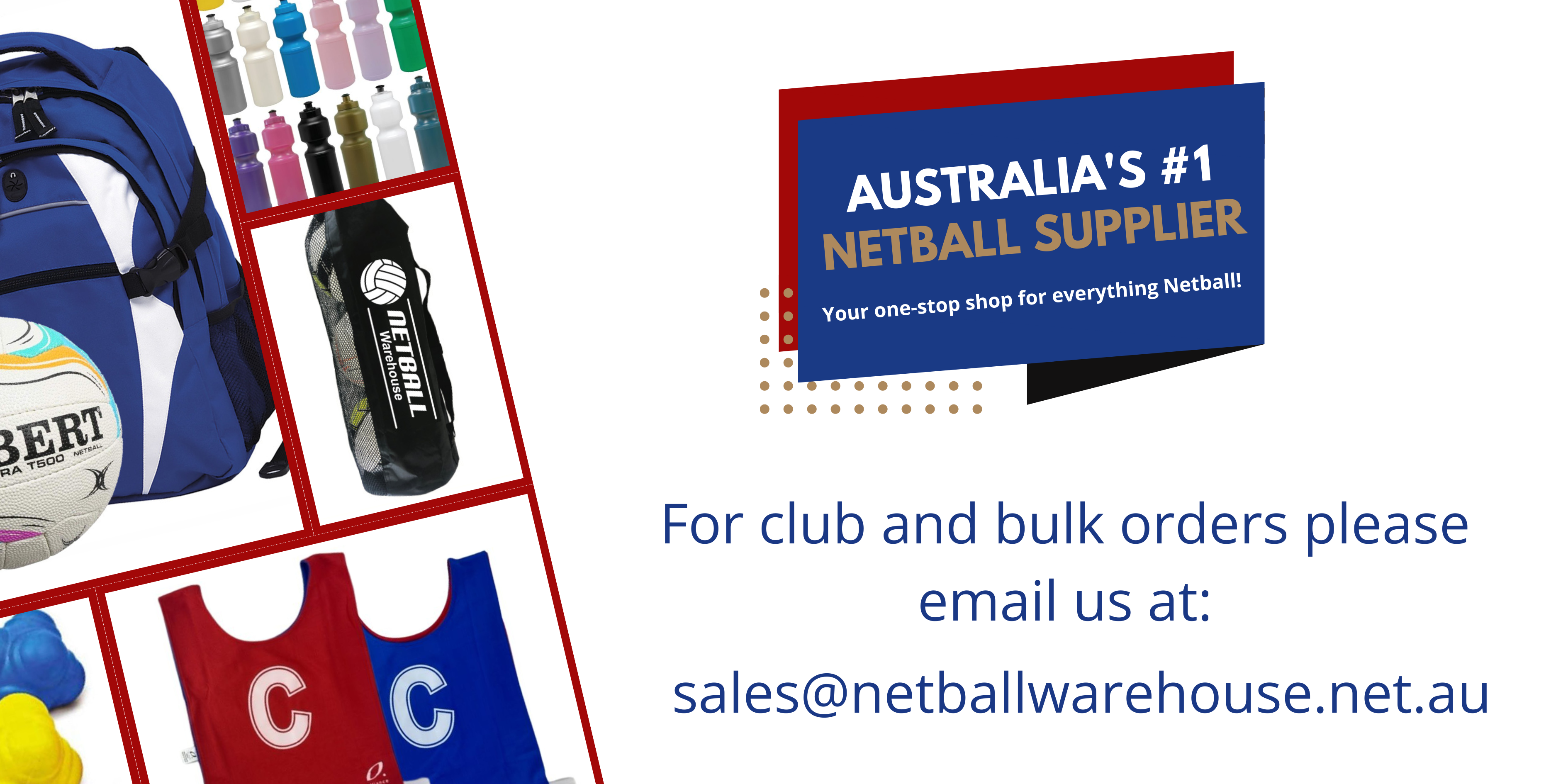 Netball Warehouse - Club & bulk order slide