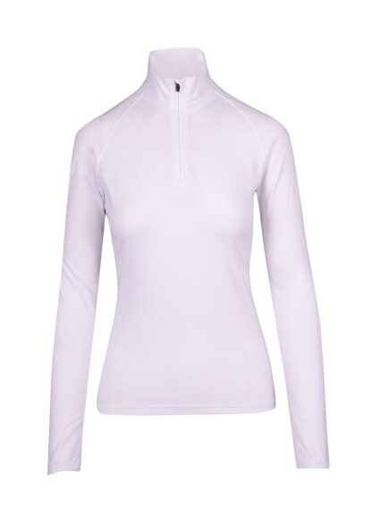 Ladies Half Zip Mock Neck