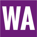 Netball Warehouse Patches - Purple/White